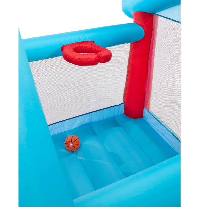 LITTLE TIKES INFLATABLE PLAY HOUSE BOUNCER WITH SLIDE & EXTENDED PLAY AREA - Like New