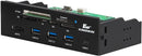 Kingwin USB 3.0 Card Reader Hub 1 USB 3.1 Port KW525-3U3CR - BLACK - Like New