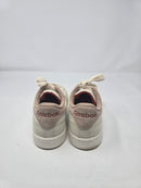 REEBOK WOMENS CLUB C 85 - SIZE: WOMEN 7 - SAND/BROWN/RED - Like New