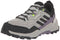 ADIDAS WOMEN'S TERREX AX4 SNEAKER - SIZE: WOMEN 7 - WONDER SILVER/BLACK/GRAY - Like New