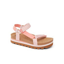 CI9321 REEF Cushion Rem Hi Womens Platform Sandal, Coral Duo, Size 8 - Like New