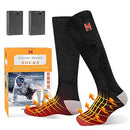 MRAWARM HEATED SOCKS FOR MEN, WOMEN CAMPING FISHING CYCLING SKIING - BLACK - Like New