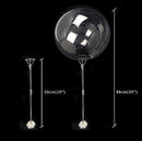 LIGHTSFEVER 6PC LED LIGHT UP BALLOON WITH STICKS BATTERYS DIY KIT - BLUE - Like New