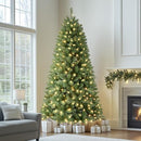 SHARECONN 7.5FT PRELIT ARTIFICIAL HINGED CHRISTMAS TREE LIGHTS 350 WARM WHITE - Like New