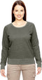 EC4505 Econscious Ladies' Organic/Recycled Heathered Fleece Raglan Pullover New