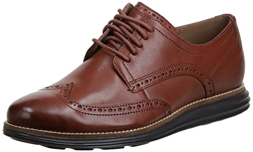 C26472 COLE HAAN ORIGINAL GRAND OXFORD, MEN SIZE 11, WOODBURY/JAVA - Like New