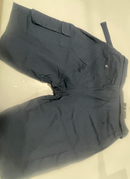 BLUE ICE MEN'S SLIM FIT STRETCH BELTED CARGO SHORTS - SIZE: MEN 42 - NAVY - Like New