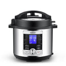 GEEK CHEF 6 QT. STAINLESS STEEL ELECTRIC PRESSURE COOKER - STAINLESS STEEL/BLACK - Like New