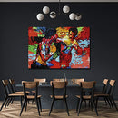 Fchen art Boxing Poster Boxing Sports Colorful Canvas Wall Art - Brand New