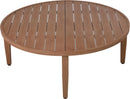 MERIDIAN FURNITURE MAUI NATURAL OUTDOOR PATIO COFFEE TABLE - NATURE - Like New