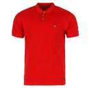 CANADA WEATHER GEAR MEN'S PIQUE POLO WITH RIBBED COLLAR AND CUFF - SIZE: M - RED - Brand New