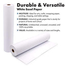 Durable Art Easel Paper Roll 30" Wide x 200' Kids Crafts Drawing Painting White - Brand New