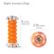 TRIGGERPOINT TRIGGER POINT PERFORMANCE NANO FOOT ROLLER MASSAGER - ORANGE - Like New