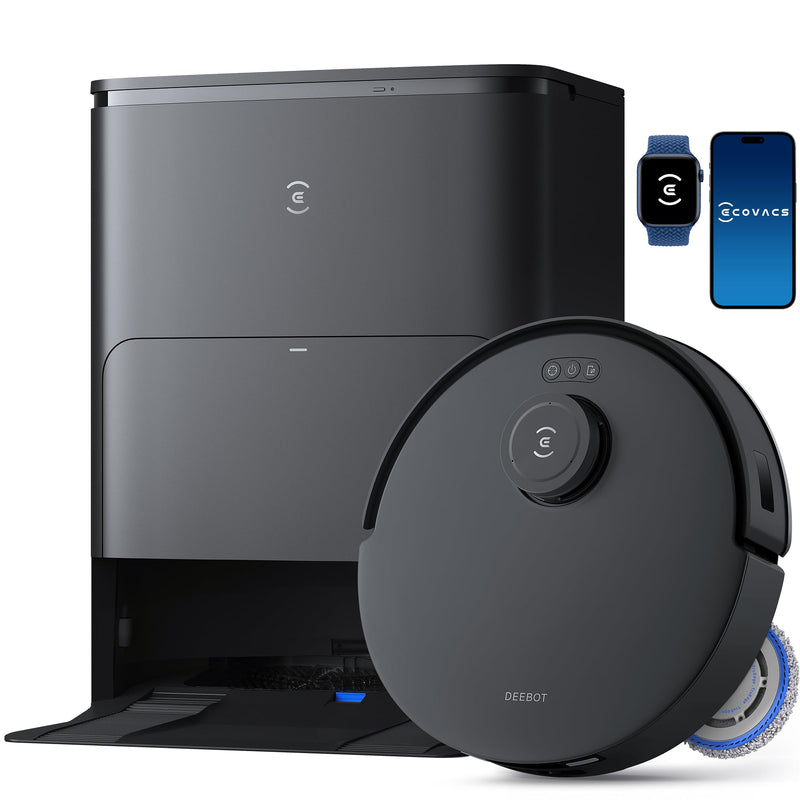 ECOVACS DEEBOT T30S ROBOT VACUUM AND MOP 11000PA ZEROTANGLE TECHNOLOGY - BLACK - Brand New