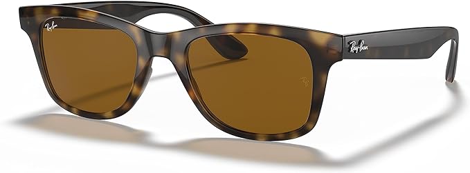 Ray-Ban Rb4640 Square Sunglasses - LIGHT HAVANA/B-15 BROWN Like New