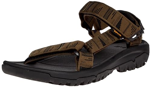 TEVA MEN'S M HURRICANE XLT2 SPORT SANDALS - SIZE 12 - GREEN CHARA DARK OLIVE CD - Like New