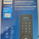 PHILIPS 4000 BT FINGERPRINT TOUCHSCREEN SMART DEADBOLT WI-FI - MATTE BLACK - Like New