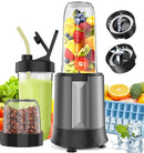 TOAKELI SMOOTHIE BLENDER, 1300 W UPGRADED COMPACT PERSONAL BLENDER - GREY/BLACK - Like New