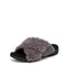 VIONIC WOMEN'S RELAX II SLIDES SLIPPER SIZE: WOMEN'S 10 CHARCOAL GRAY FABRIC - Like New