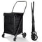 BIEAMA FOLDING SHOPPING CART WATERPROOF LINER 100LB MEDIUM - BLACK - Like New