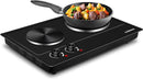CUSIMAX Hot Plate, 1800W Electric Burner Double Hot Plate - Black - Like New