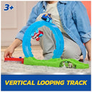 Paw Patrol Pup Squad Rescue Loop Track Playset 2 Toy Cars Blue - Like New