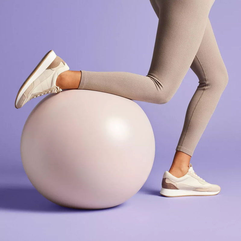 ALL IN MOTION WEIGHTED STABILITY EXERCISE BALL - CREAM - Like New