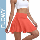 GGOV WOMENS FLOWY TENNIS GOLF SKIRTS BUILT IN SHORTS ACTIVE SKIRTS WOMEN L MISTY - Brand New