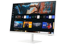 SAMSUNG 32" M70C SMART MONITOR 4K UHD STREAMING TV USB-C ERGONOMIC STAND - WHITE - Like New
