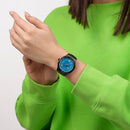 SWATCH IRONY SISTEM51 UNISEX CASUAL WATCH STAINLESS STEEL QUARTZ - BLACK - Like New