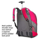 High Sierra Chaser Wheeled Backpack (Pink Punch/Slate) - Brand New