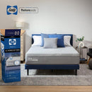 SEALY POSTUREPEDIC 12" HYBRID MATTRESS - KING - GRAY - Like New
