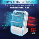 Arctic Air Evaporative Cooler Portable Ultra-Quiet Air Cooler 4 Speeds - White - Like New