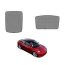 Topfit Sunroof Sunshade Compatible with Tesla Model 3 2 of Set Black - Brand New