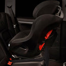 Clek Mat-Thingy Car Seat Protector Featuring LATCH-Compatible Design - Black - Brand New