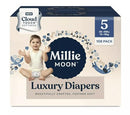 Millie Moon Luxury Diapers COUCHES DE Luxe Sizes 1-6 28lbs-39lbs - Brand New