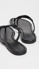 TORY BURCH WOMEN'S MILLER EMBELLISHED SANDALS SIZE: WOMEN 7.5 BLACK - Like New