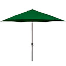 ASTELLA 11-FT ALUMINUM PUSH BUTTON TILT MARKET PATIO UMBRELLA -HUNTER GREEN - Like New