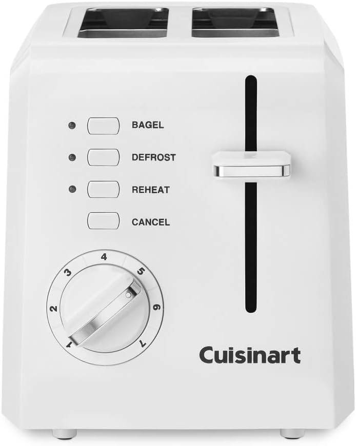 Cuisinart CPT-122FR Compact 2-Slice Toaster - White Like New