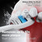 AQUASONIC ELITE ULTRA-WHITENING TOOTHBRUSH ADA 8 PROFLEX BRUSH - WHITE - Like New