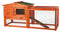 TRIXIE NATURA ANIMAL HUTCH WITH OUTDOOR RUN, 61"X20.75"X27.5" H - Scratch & Dent