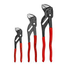 KNIPEX 3 PC BLACK PLIERS WRENCH SET (7", 10", & 12") 00-20-06-US3 - RED - Like New