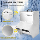 Baffle Feeder Chicken Feeder Poultry Feeder Lid Weatherproof B0CL2838H4 - Silver - Brand New