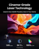 NEBULA CAPSULE 3 LASER PROJECTOR, UPGRADED WITH GOOGLE TV AND NETFLIX - BLACK - Like New