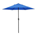 ASTELLA 9' RD CRANK OPEN TILTING MARKET UMBRELLA, ECO906D709-P01 - PACIFIC BLUE - Like New