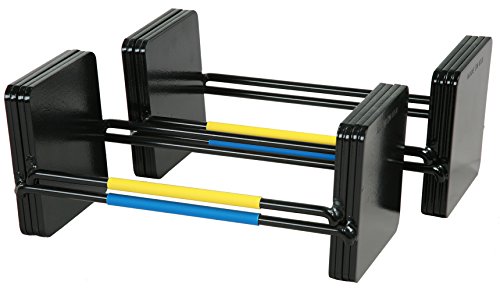 POWERBLOCK ELITE DUMBBELLS 2 SETS OF 50-70LBS - BLACK - Scratch & Dent