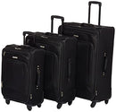 AMERICAN TOURISTER POP MAX SOFTSIDE LUGGAGE SPINNER WHEELS, 3-PIECE SET - BLACK - Brand New