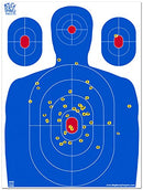 Big Dawg Targets - 18 X 24 Inch Blue Silhouette Reactive Splatter - 25 Pack - Brand New