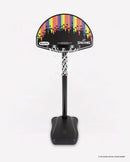 SPALDING X CRAYOLA 24" MOLDED ECO-COMPOSITE TELESCOPING YOUTH PORT HOOP MULTI - Like New