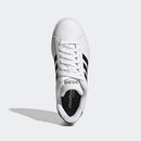 ADIDAS WOMEN'S GRAND COURT 2.0 SNEAKERS - SIZE: WOMEN 9.5 (AU/UK W8) BLACK/WHITE - Like New
